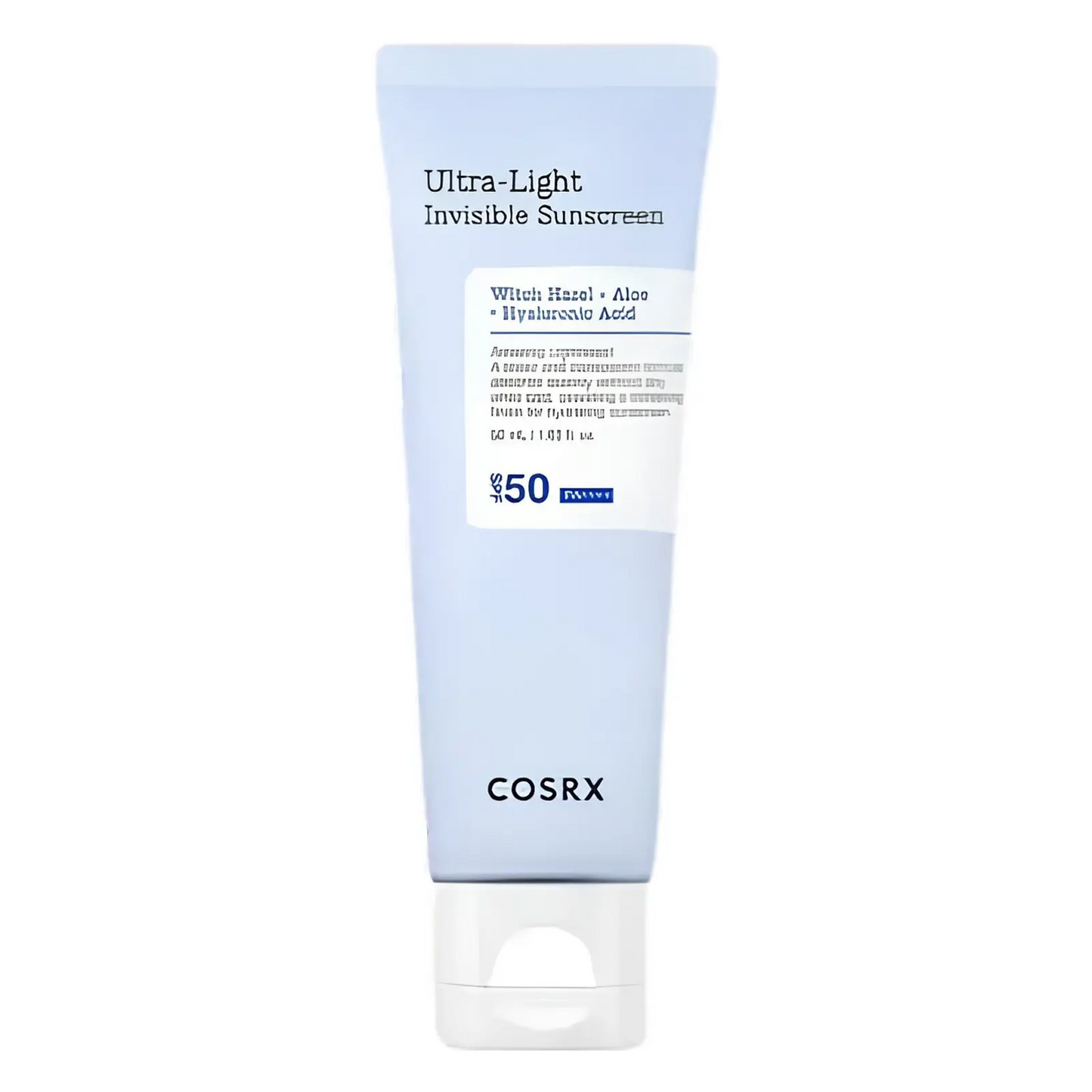COSRX Ultra Light Invisible Sunscreen SPF50+ 50ml - Beauty Fusion