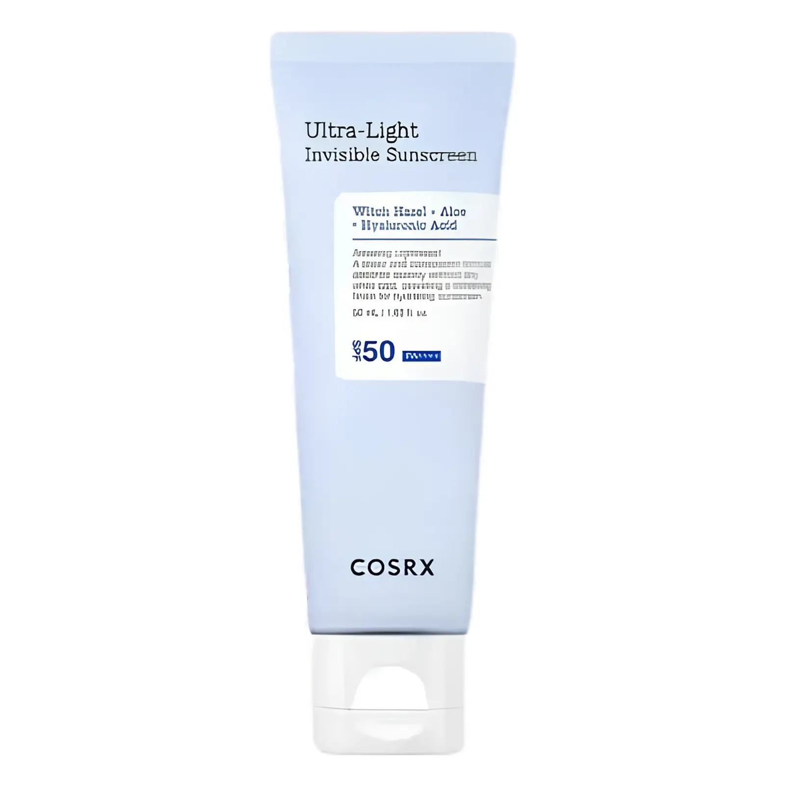 COSRX Ultra Light Invisible Sunscreen SPF50+ 50ml - Beauty Fusion