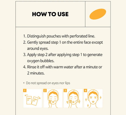 AMPLE:N VC Shot Oxygen Peel 14g - Verfrissende Peeling voor Stralende Huid - Beauty Fusion