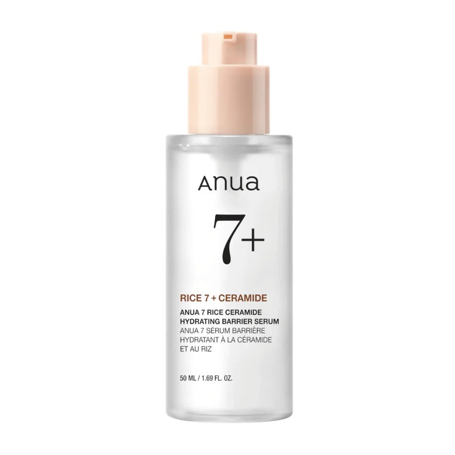 Anua 7 Rice Ceramide Hydrating Barrier Serum 50ml - Hydratatie & Bescherming voor de Huid - Beauty Fusion