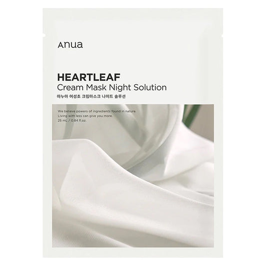 Anua Heartleaf Cream Mask Night Solution 25ml - Beauty Fusion