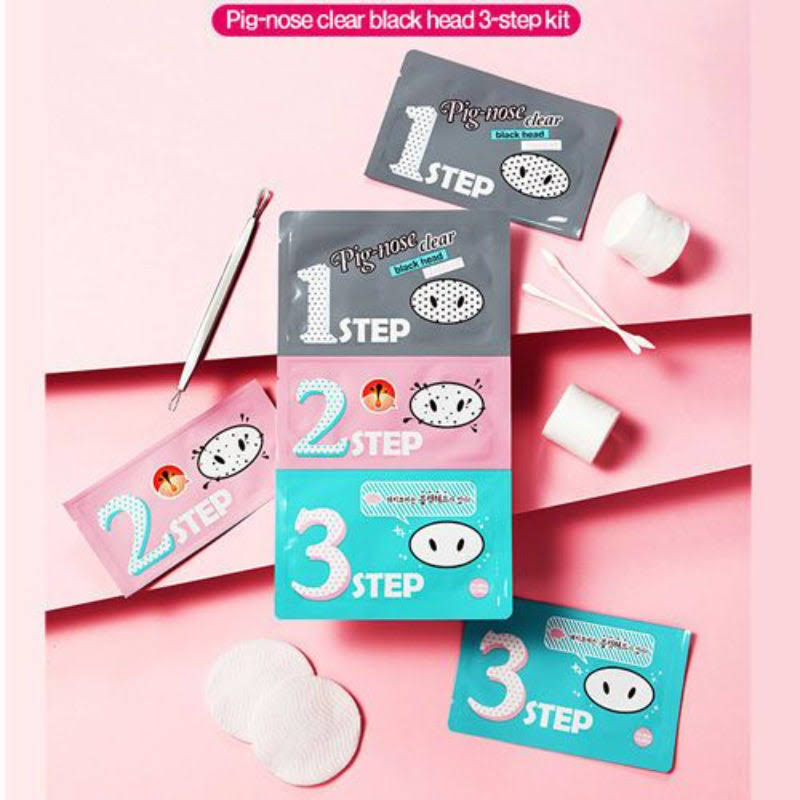 Holika Holika Pig Nose Clear Blackhead 3-Step Kit - Beauty Fusion