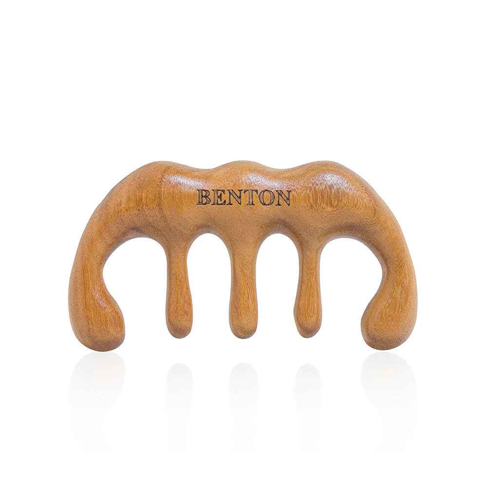Benton Scalp Brush Massager | Sandalwood Hoofdhuid Massage Borstel - Beauty Fusion